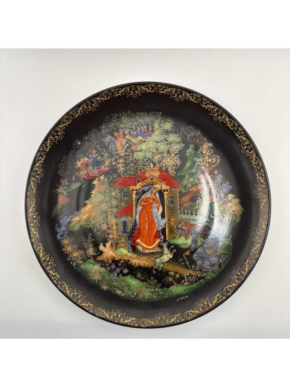Bradex Tianex 1988 Russian Legends Dead Princess & Seven Bogatyrs Plate